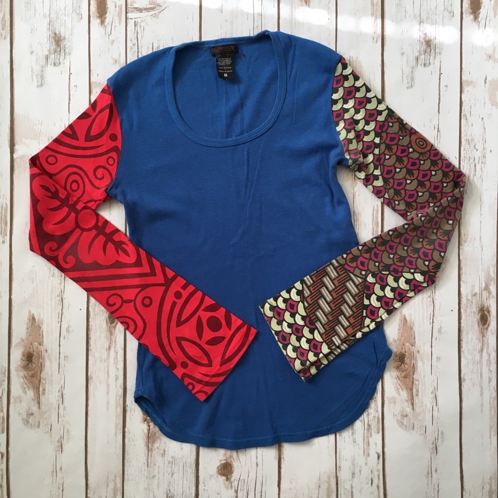 VINTAGE CUSTO BARCELONA SHIRT WITH BELL SLEEVES